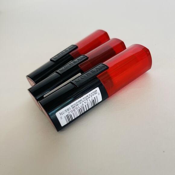 Set of 3 L'Oréal Paris Infallible Lipstick, #312 Ravishing Red, 0.09 Oz - Picture 7 of 7